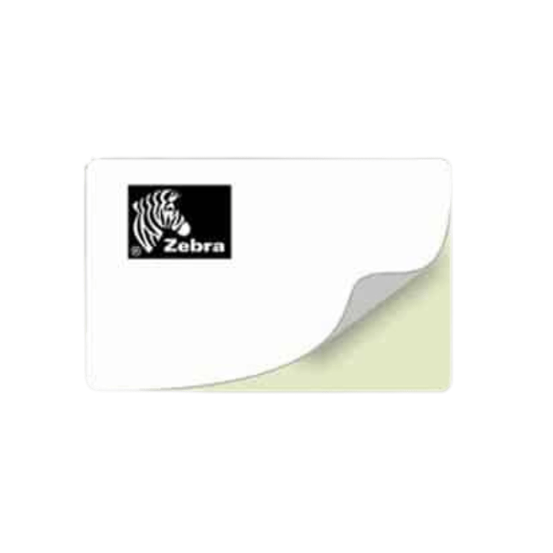 CARTE ADHÉSIVES ZEBRA 10MIL 1 CARTE ADHÉSIVES ZEBRA 10MIL