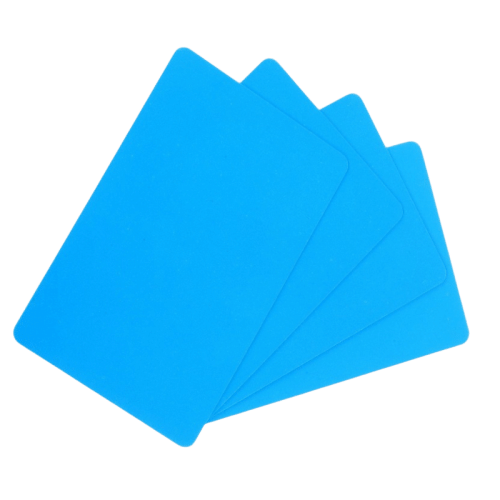 CARTE PVC BLEU CLAIR 0.76MM