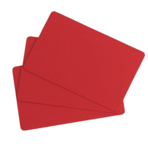 CARTE PVC ROUGE 0.76MM